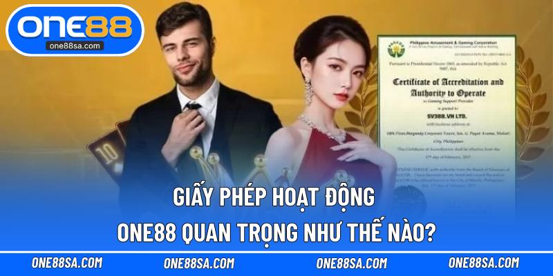 Giấy Phép Hoạt Động One88 – Sân Chơi Uy Tín Năm 2026